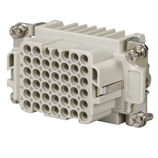 Ilme 10A 42 Pole + E Female Insert for Crimp Connections