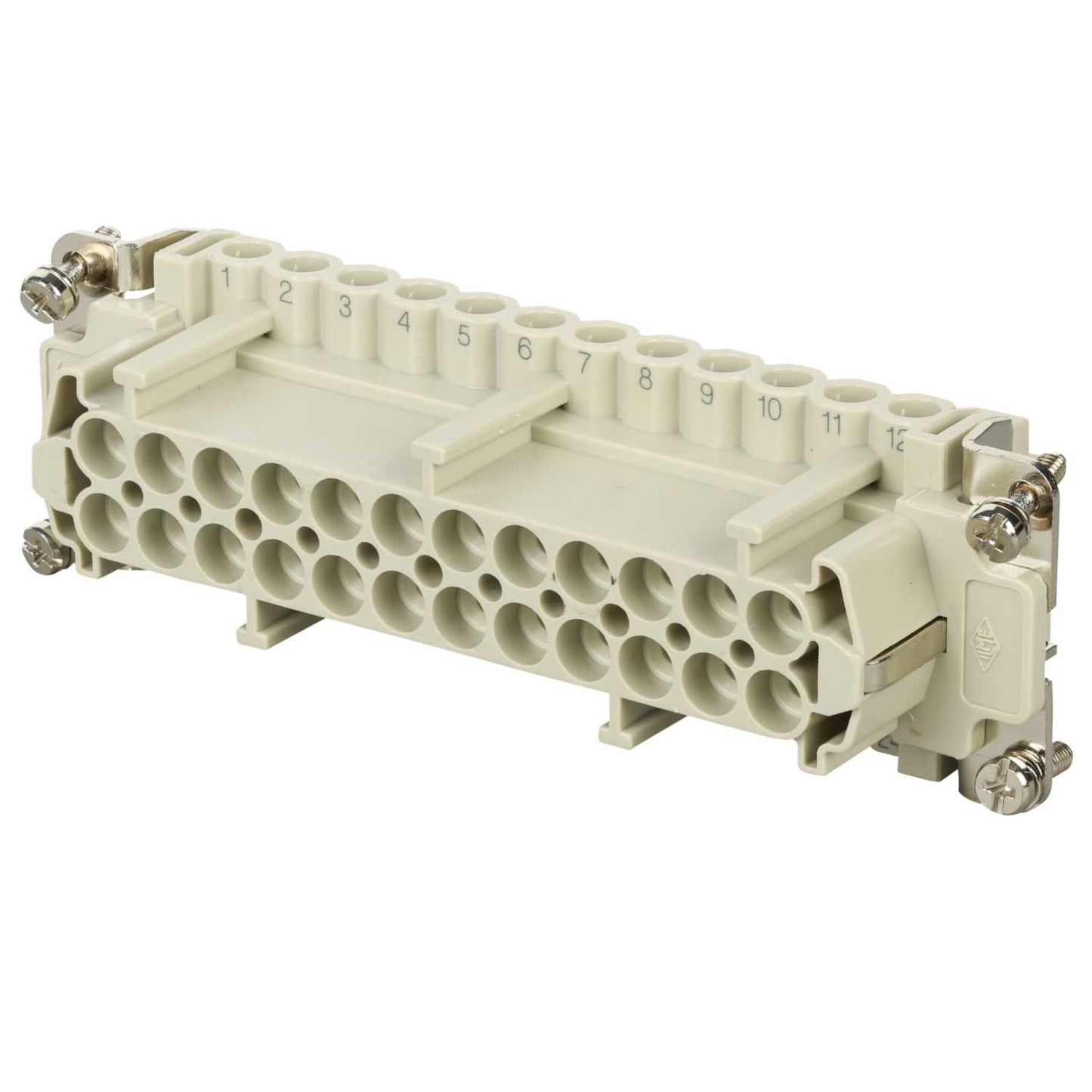Ilme 16A 24 Pole + E Female Insert for Screw Terminal Connectors (1-24)