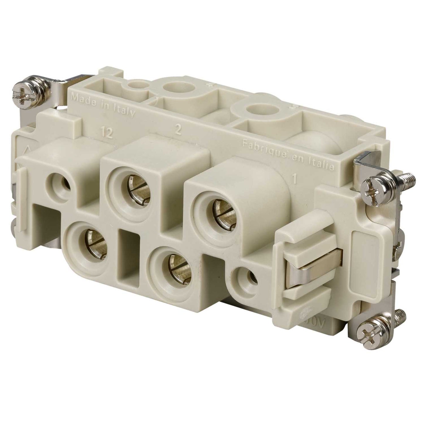Ilme 4 + 2 Pole + E [80A + 16A] Female Insert Screw Terminal Connection