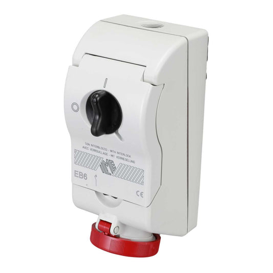 Ilme EB6 16A 3P+N+E 415V Interlocked Socket IP66