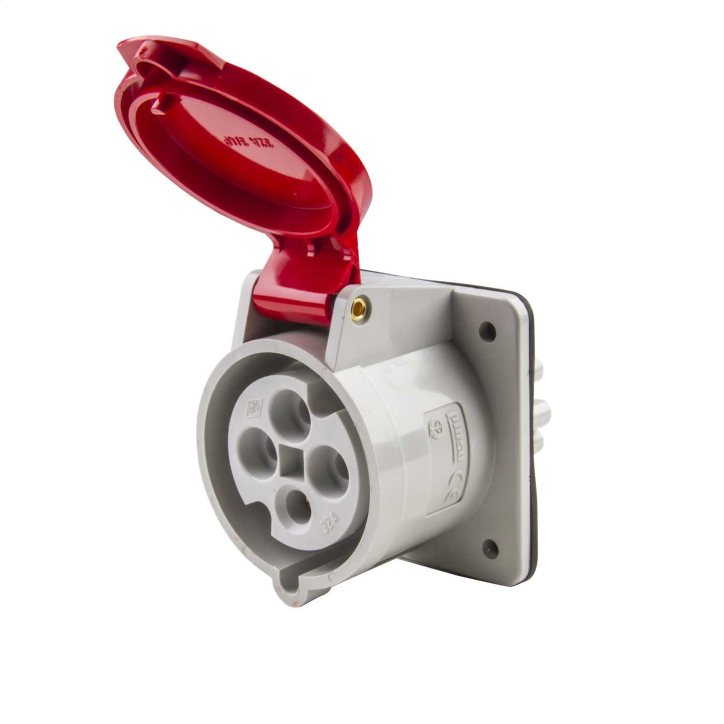 Ilme 32A 3P+E 415V Panel Mounted Socket IP44