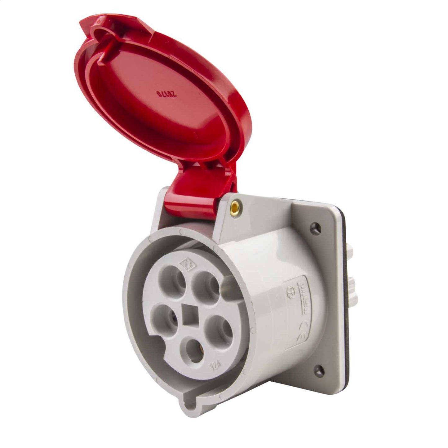 Ilme 32A 3P+N+E 415V Panel Mounted Socket IP44