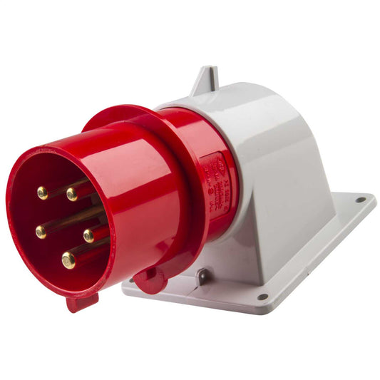 Ilme 32A 3P+N+E 415V Panel Mounted Appliance Inlet IP44