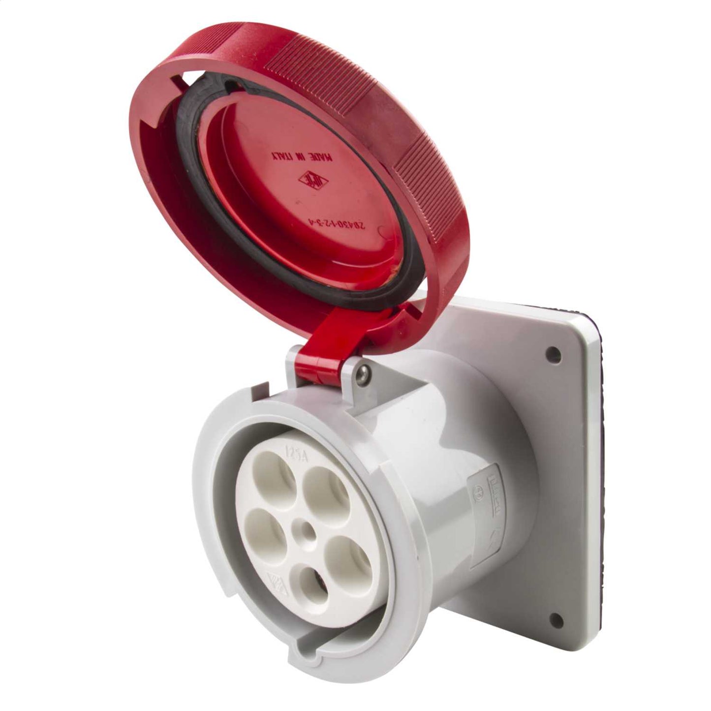 Ilme 125A 3P+N+E 415V Panel Mounted Socket IP67