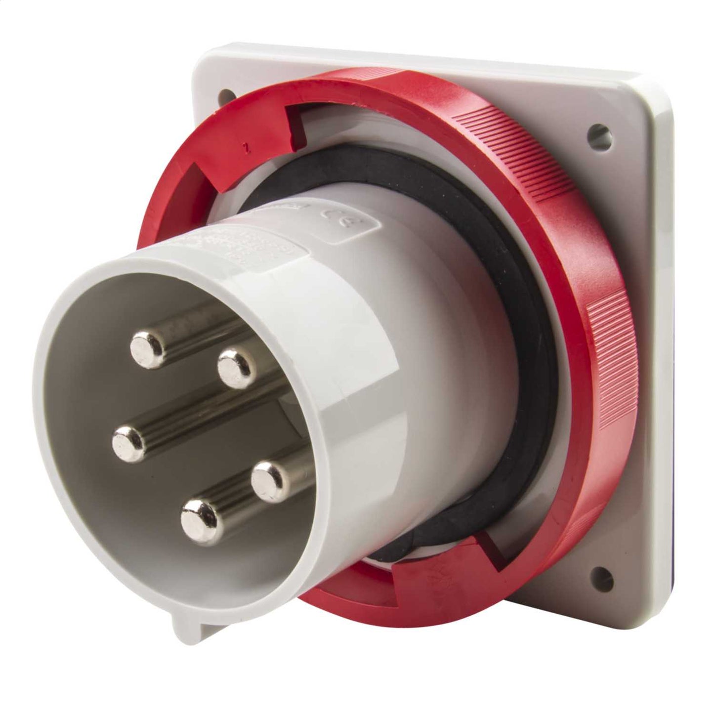 Ilme 125A 3P+N+E 415V Panel Mounted Appliance Inlet IP67