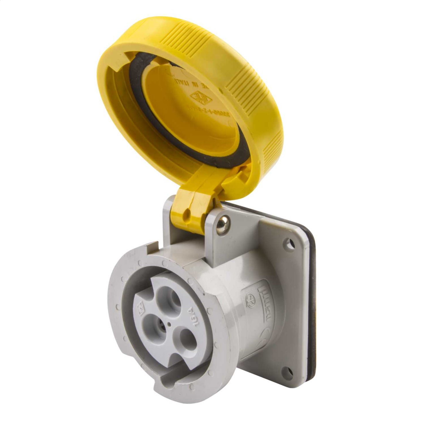 Ilme 16A 2P+E 110V Panel Mounted Socket IP67