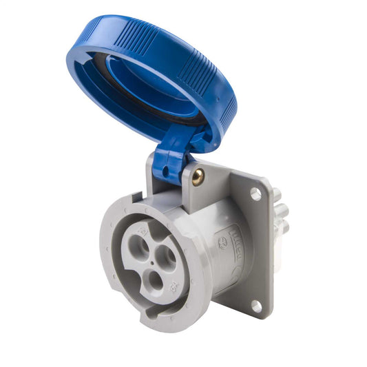 Ilme 16A 2P+E 230V Panel Mounted Socket IP67