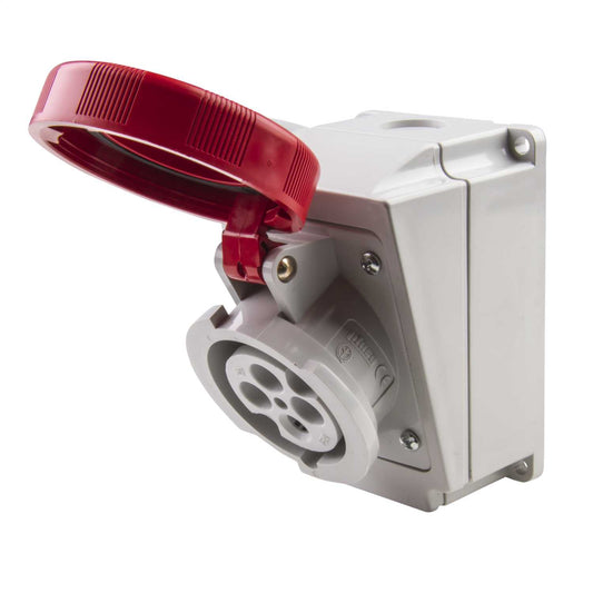 Ilme 16A 3P+E 415V Wall Mounted Socket IP67