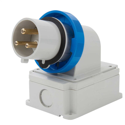 Ilme 32A 2P+E 230V Wall Mounted Appliance Inlet IP67