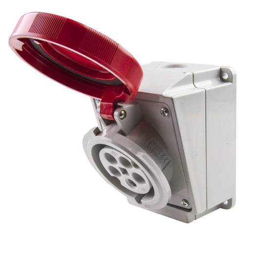 Ilme 32A 3P+N+E 415V Wall Mounted Socket IP67