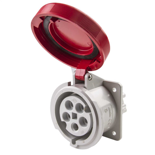 Ilme 32A 3P+N+E 415V Panel Mounted Socket IP67