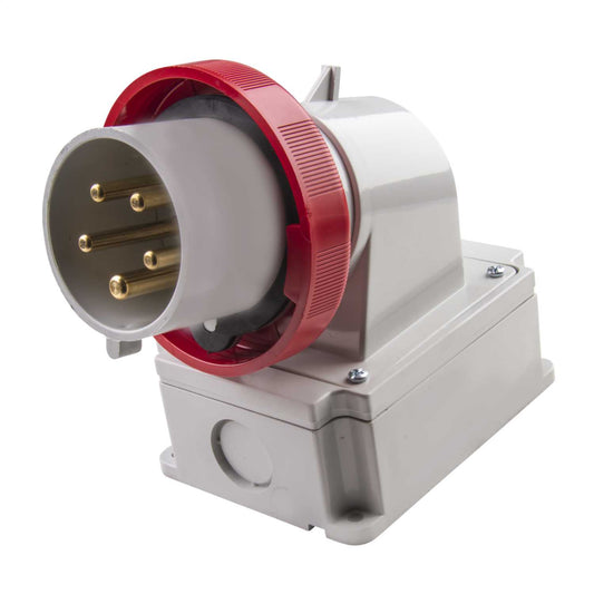 Ilme 32A 3P+N+E 415V Wall Mounted Appliance Inlet IP67