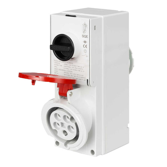 Ilme 32A 3P+N+E 415V Interlocked Switched Socket IP44