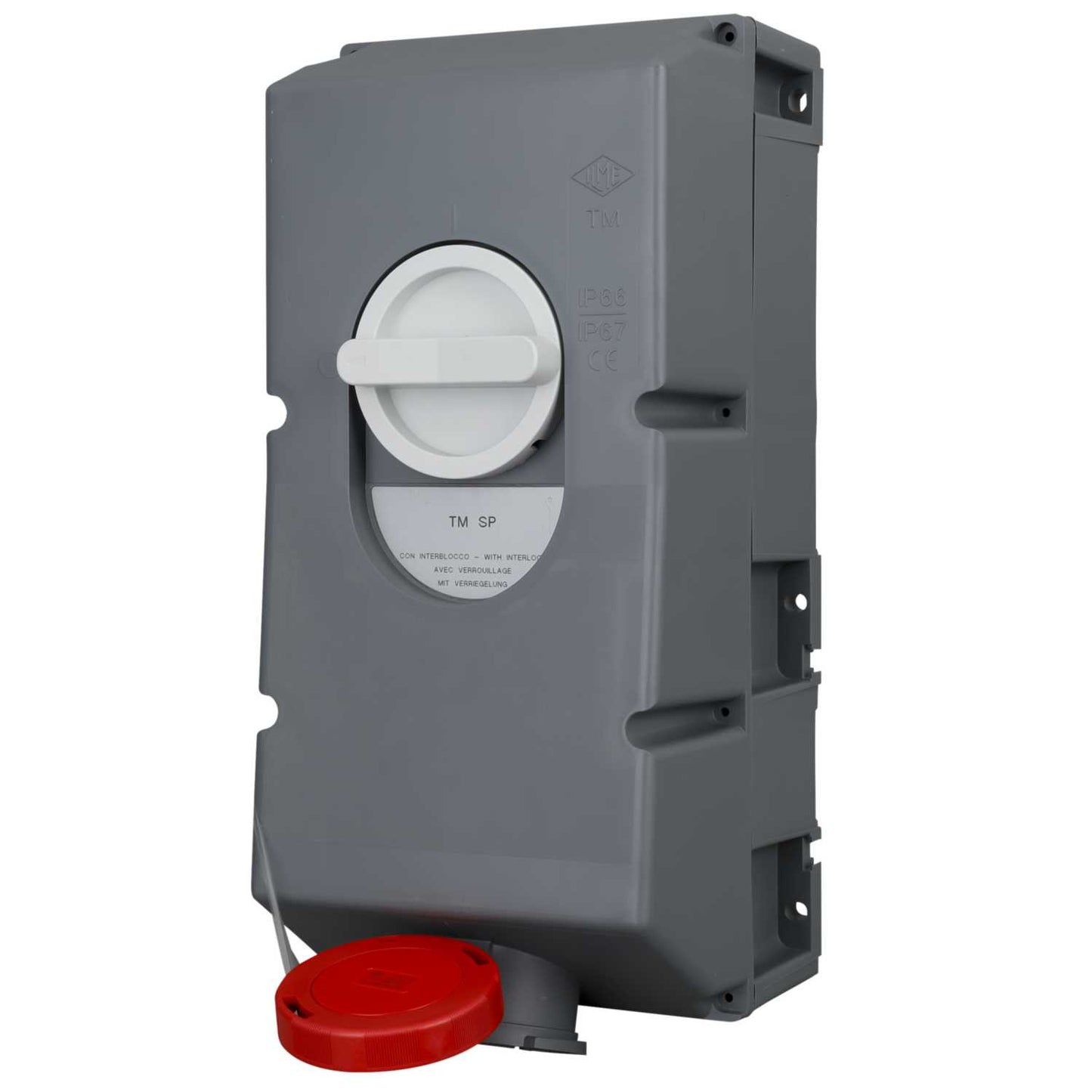 Ilme 125A 3P+E 415V Interlocked Switched Socket IP67