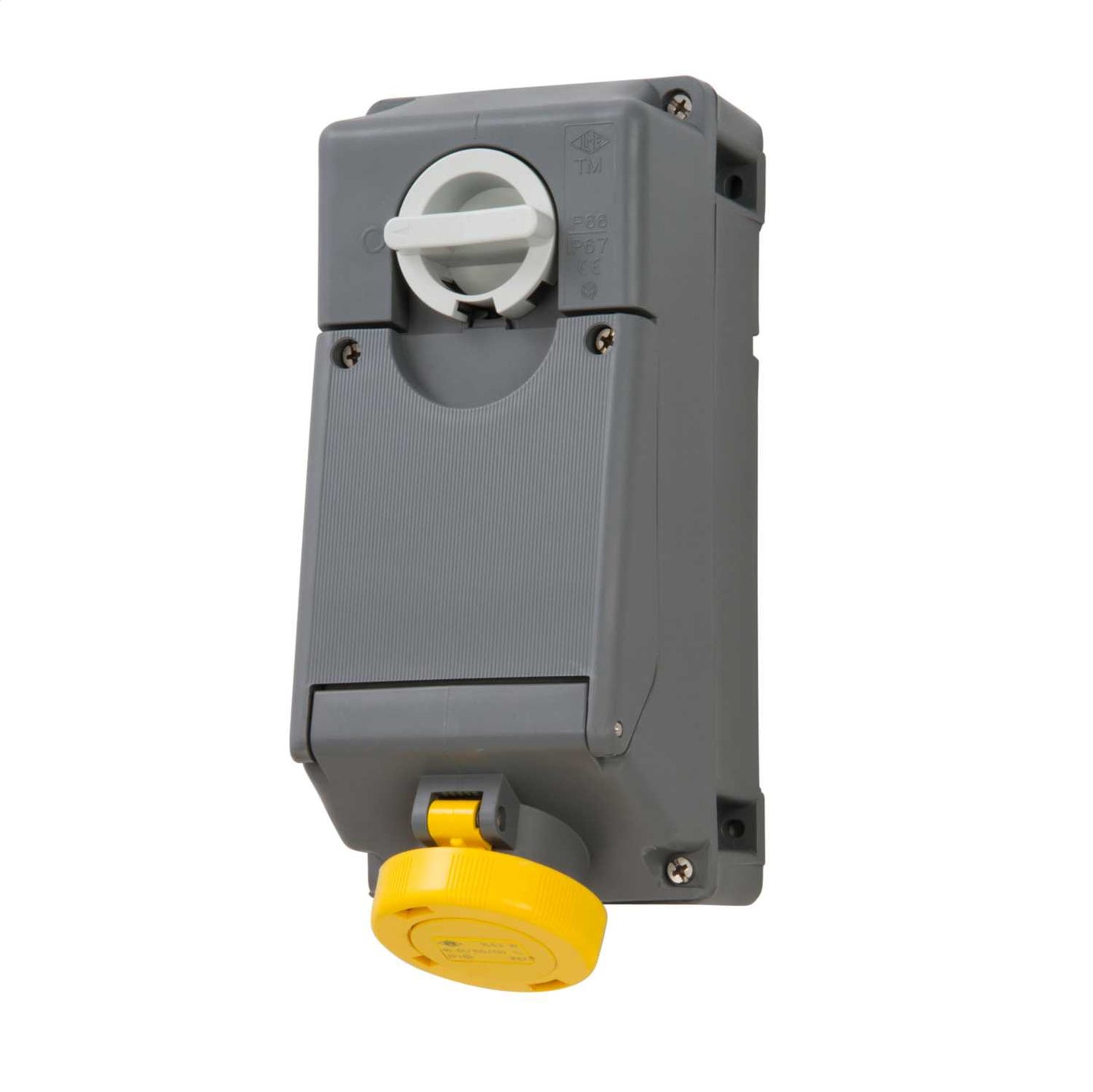 Ilme 16A 2P+E 110V Interlocked Socket IP67