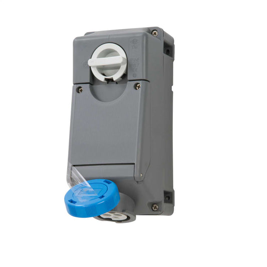 Ilme 16A 2P+E 230V Interlocked Switched Socket IP67