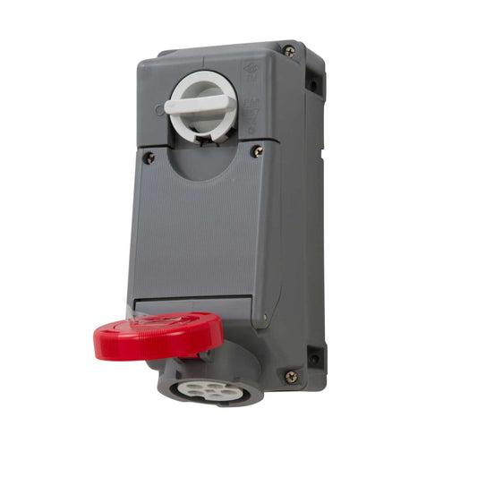 Ilme 16A 3P+N+E 415V Interlocked Switched Socket IP67