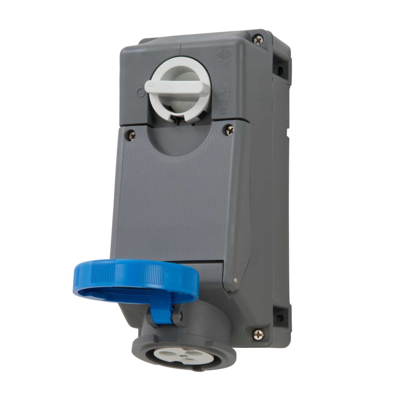 Ilme 32A 2P+E 230V Interlocked Switched Socket IP67