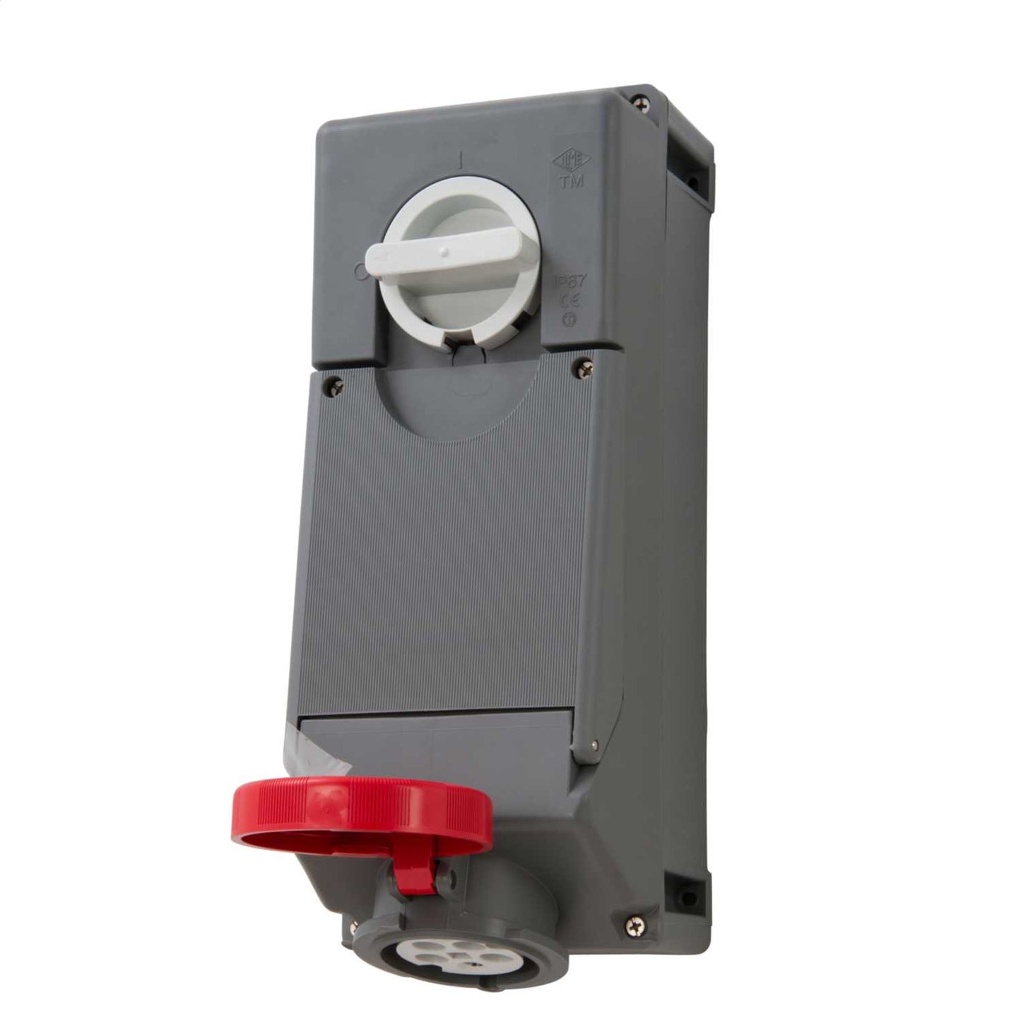 Ilme 32A 3P+N+E 415V Compact Interlocked Switched Socket IP67