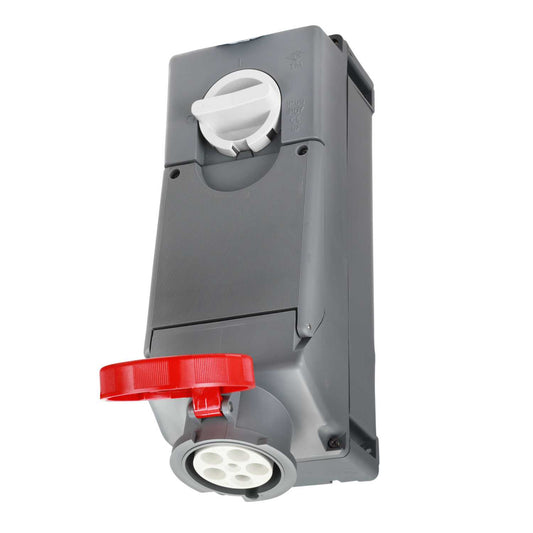 Ilme 63A 3P+N+E 415V Interlocked Switched Socket IP67