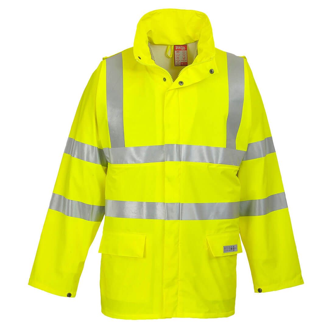 Sealtex Flame Hi-Vis Jacket, 4XL, R, Yellow