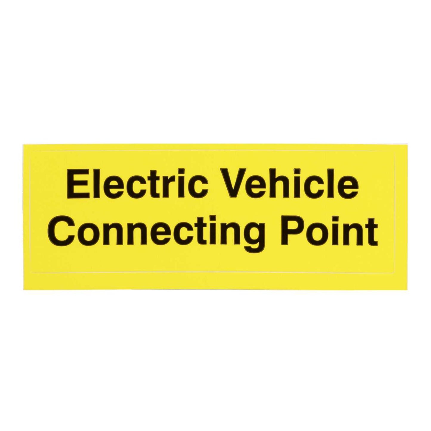 Industrial Signs 75mm x 25mm EV Connecting Point Label (Pack of 10}