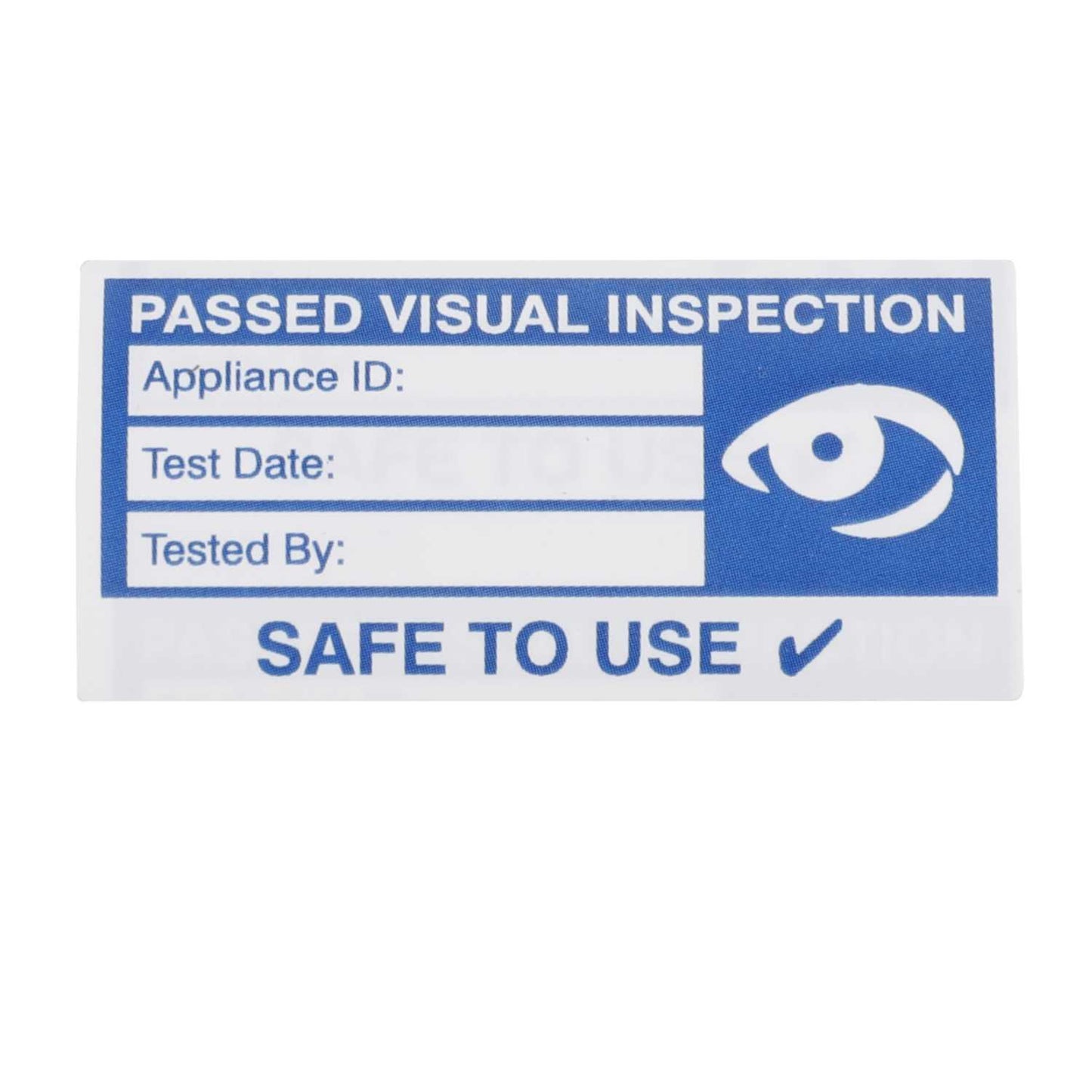 Industrial Signs Passed Visual Inspection Labels (Roll of 100)