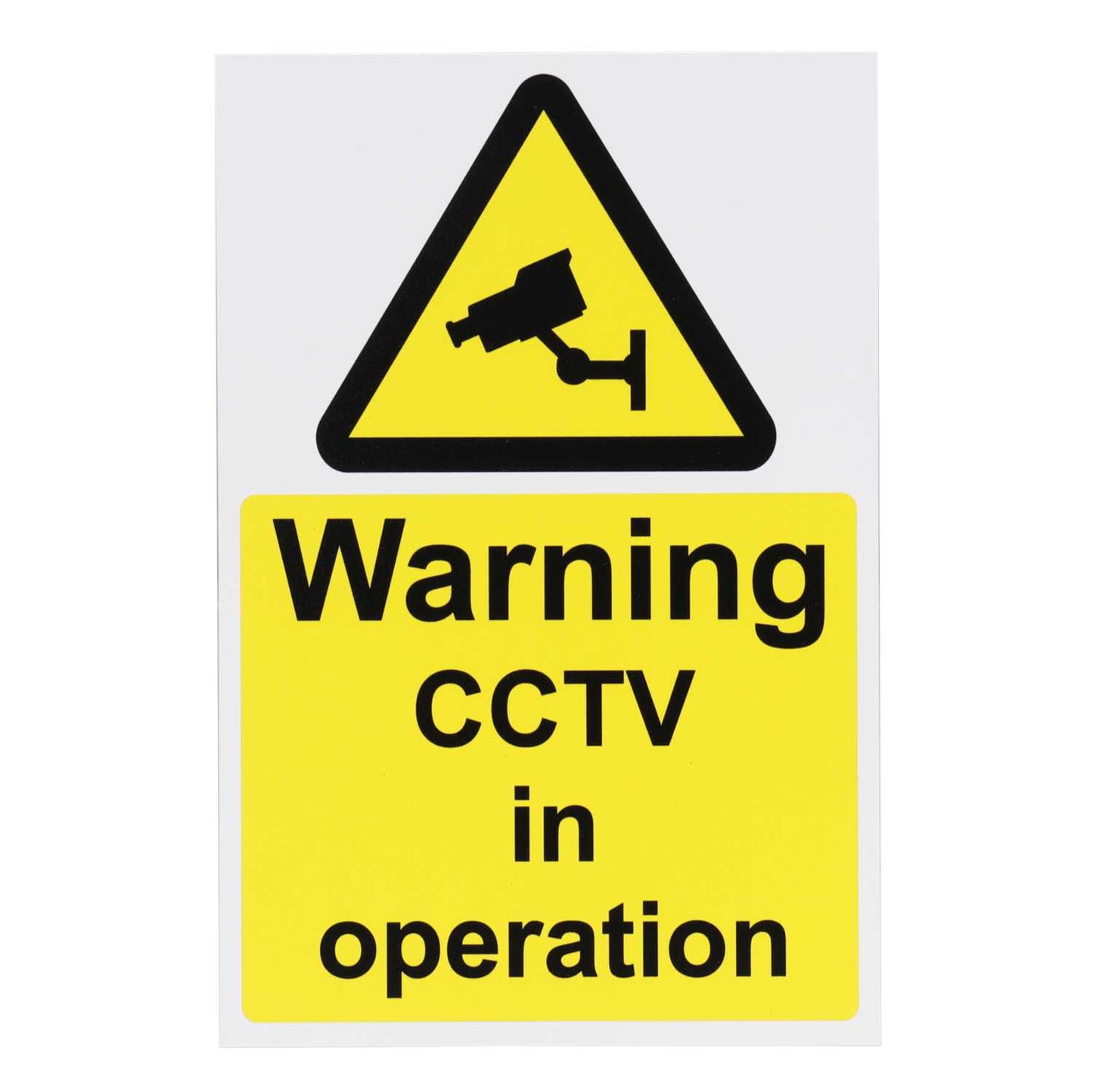 Industrial Signs Warning Cctv In Operation Rigid Sign