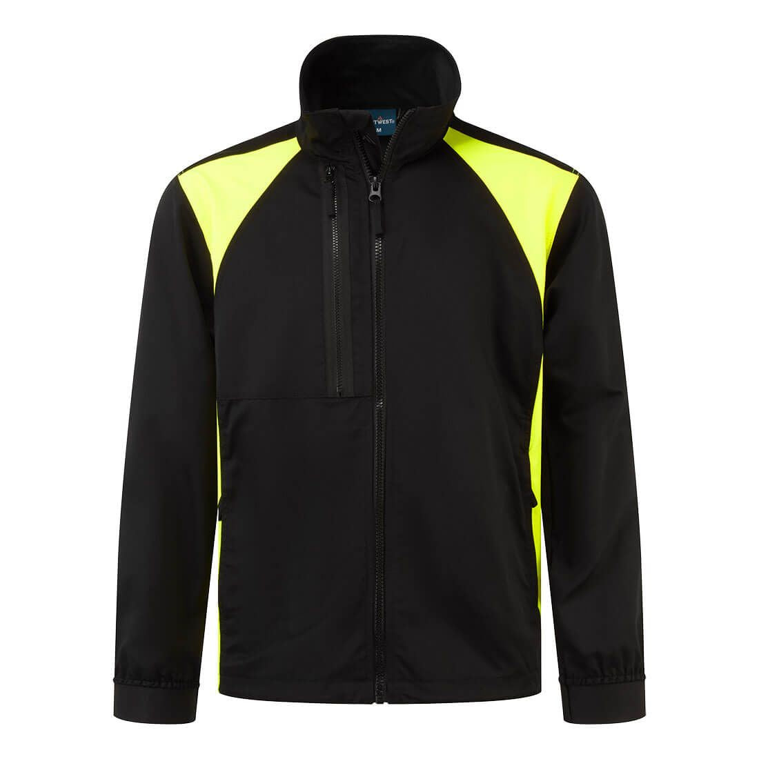WX2 Eco Stretch Work Jacket, L, , Black/Yellow