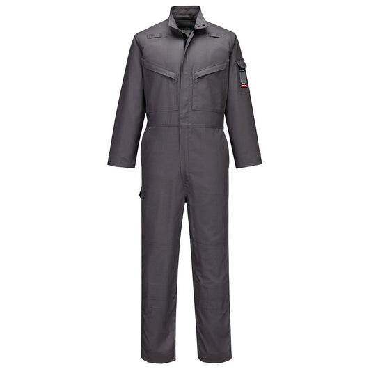 Bizflame Industry FR Coverall, 4XL, R, Grey