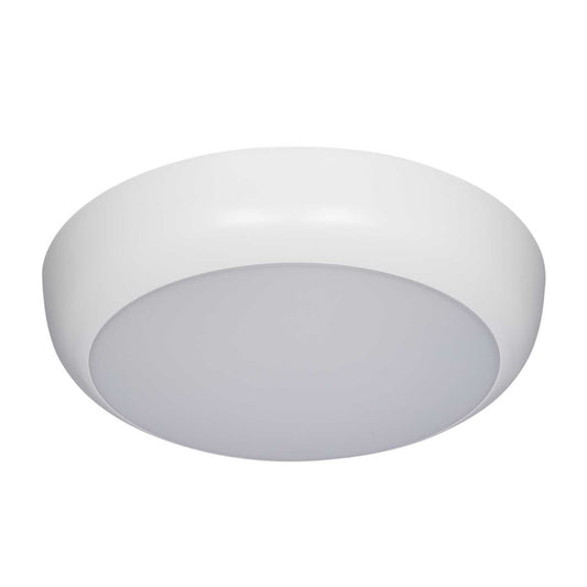 JCC RadiaLED Rapid Pro Slim 8W / 12W Tri-Colour Round Bulkhead White Rim