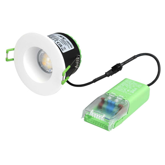 JCC V50 Pro Anti-Glare 6W LED Fire Rated Colour Selectable Downlight White