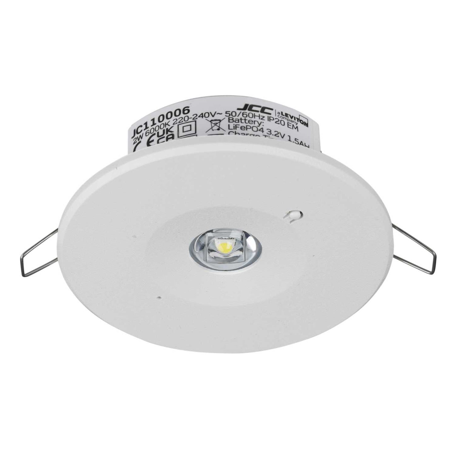 JCC 2W LED Non Maintained Emergency Downlight