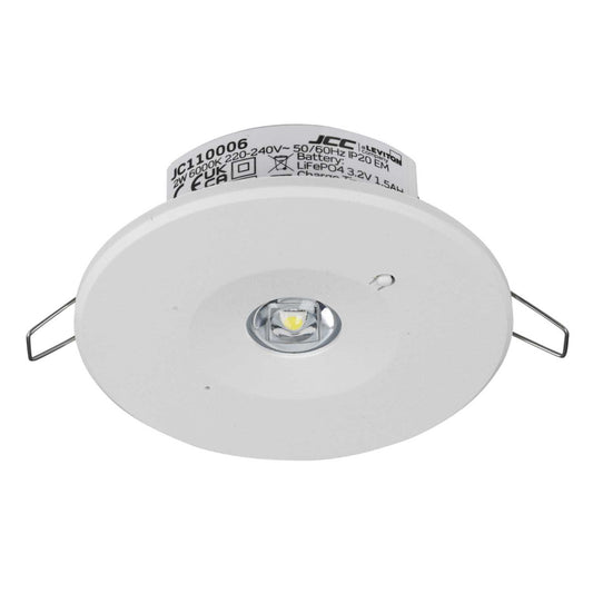 JCC 2W LED Non Maintained Emergency Downlight