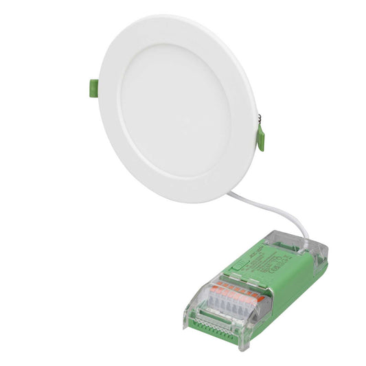 JCC Skydisc 6W / 9W LED 170mm Tri-Colour Downlight White IP65