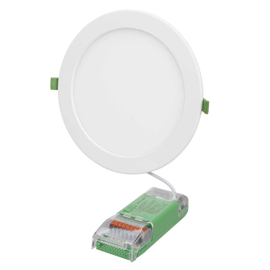 JCC Skydisc 12W / 17W LED 220mm Tri-Colour Dimmable Downlight White IP65