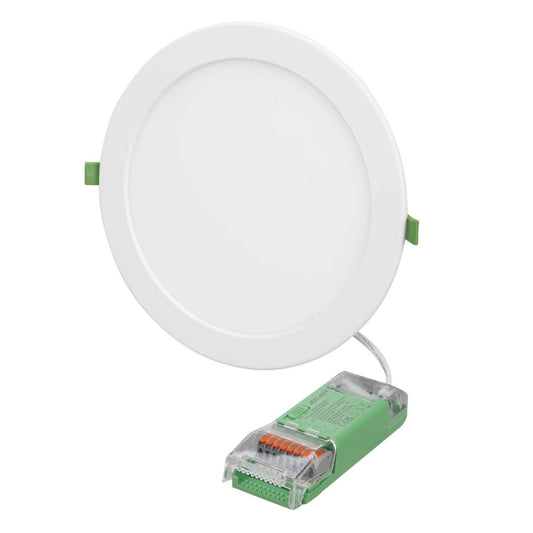 JCC Skydisc 14W / 20W LED 240mm Tri-Colour Dimmable Downlight White IP65