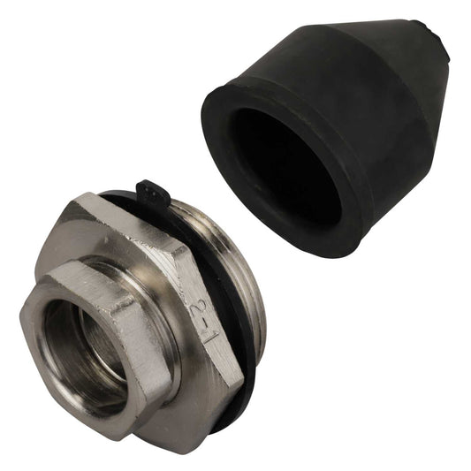 Pratley Aluminium Alloy Size 2 - 1 (32mm - 25mm) Atex Reducing Gland with Shroud