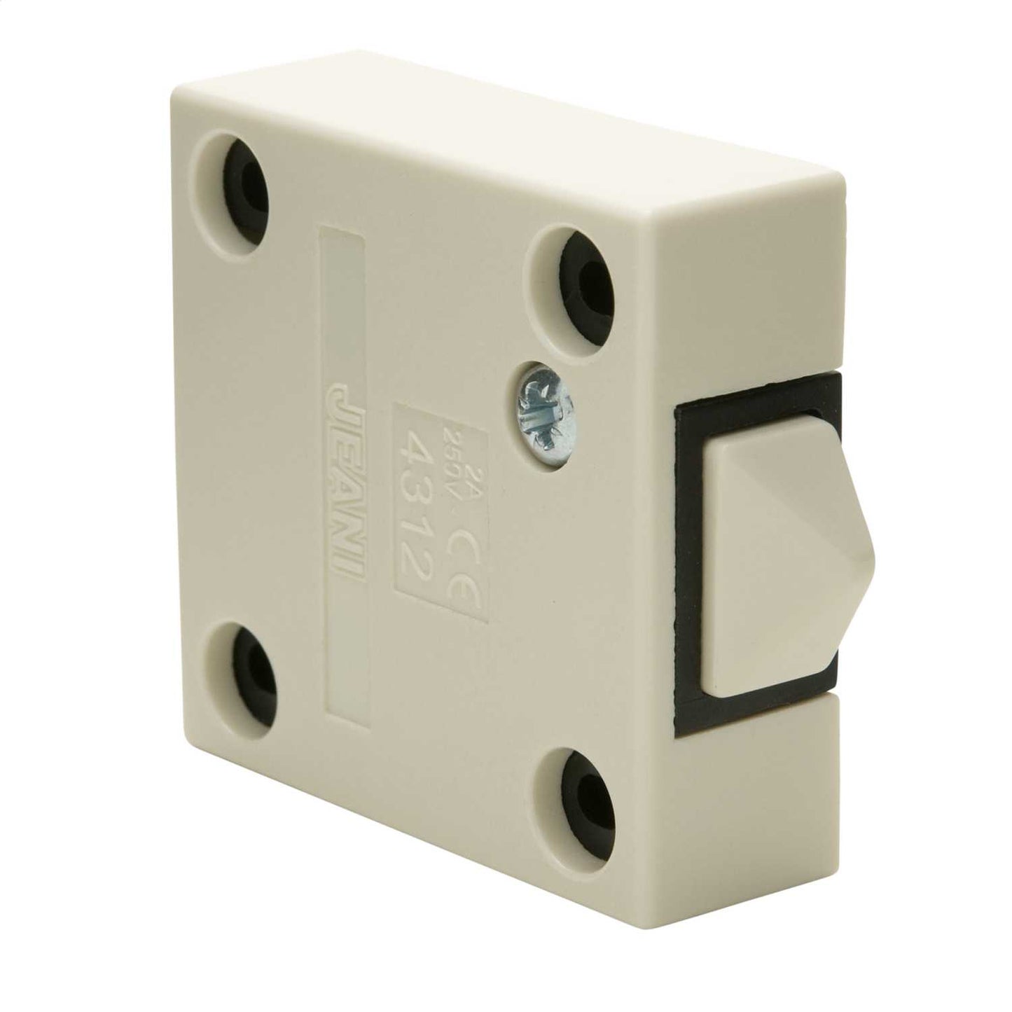 2A Surface Push to Make Door Switch White (Sold in 1's)