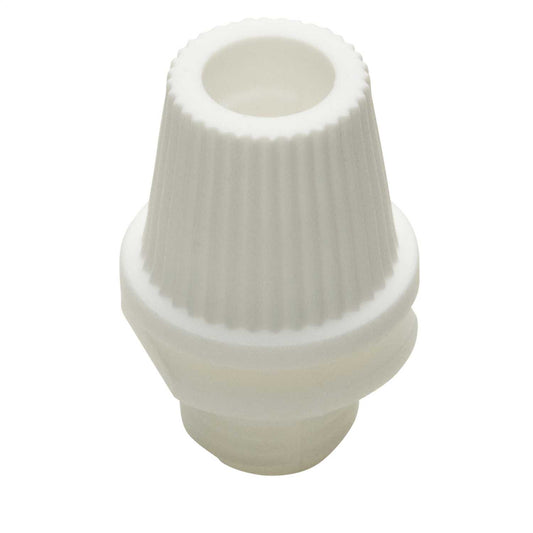 Jeani 10mm Male Thread Cord Grip White (Pack of 100)