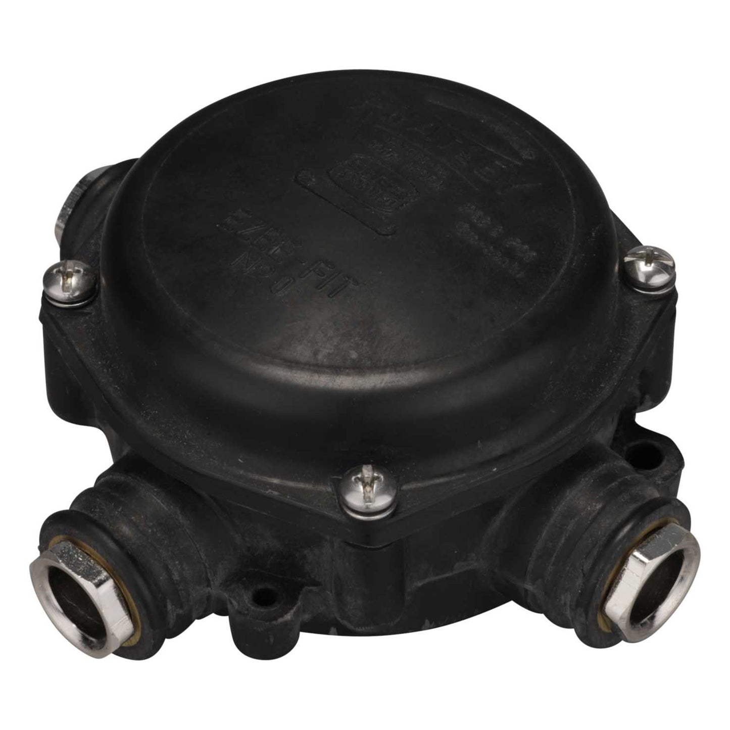 Pratley Ezee-Fit 20mm Size 0 Plastic Atex 3 Way Junction Box Black IP68