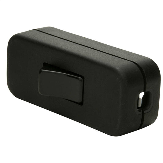 2A Single Pole In Line Switch Black (Sold in 1's)