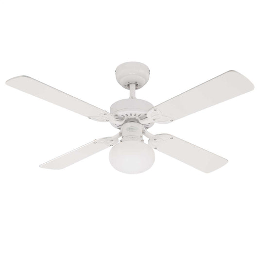 Westinghouse Lighting 105cm 42" 4 Blade Reversible Ceiling Fan White Washed Pine