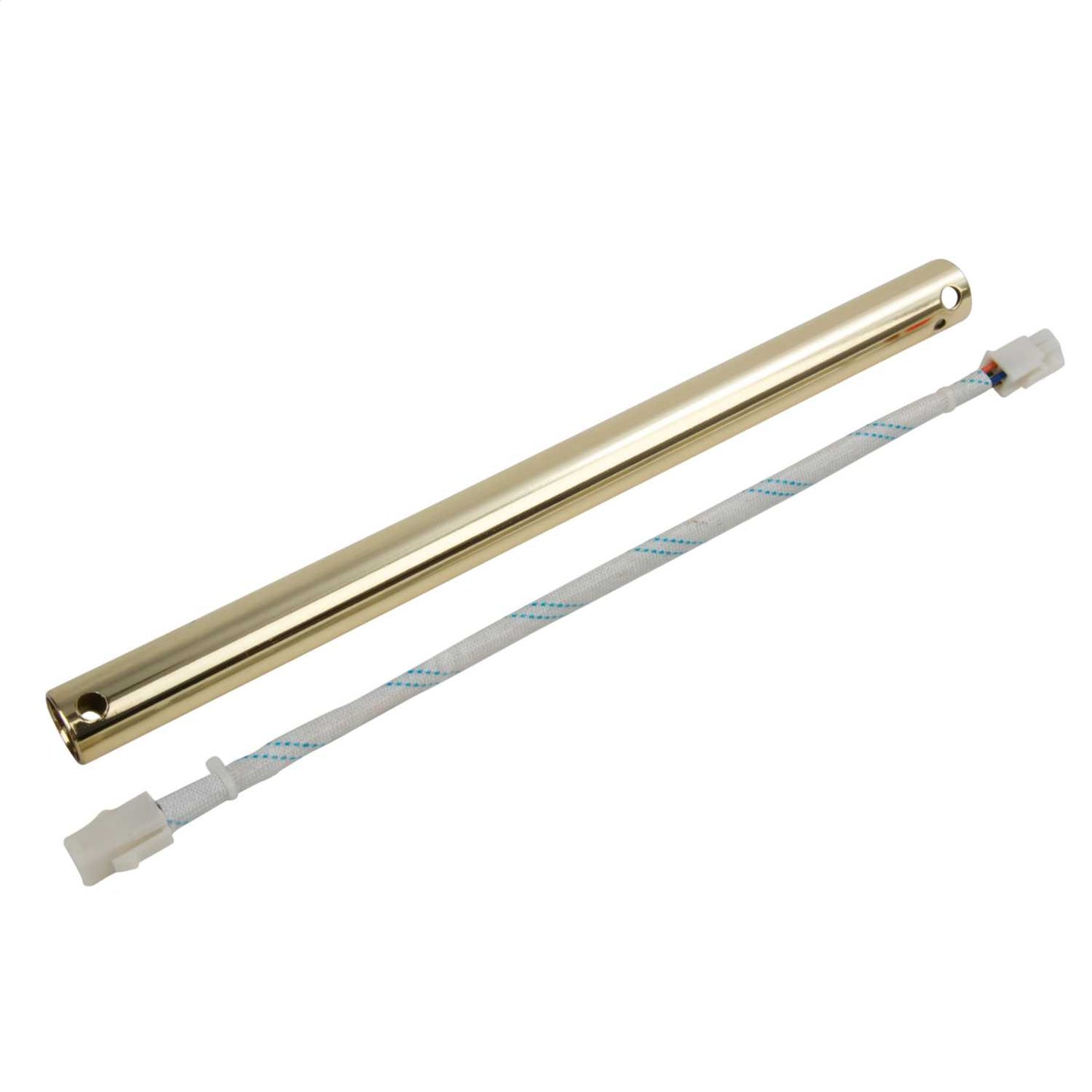 Westinghouse Lighting 18" Ceiling Fan Drop Down Rod Polished Brass