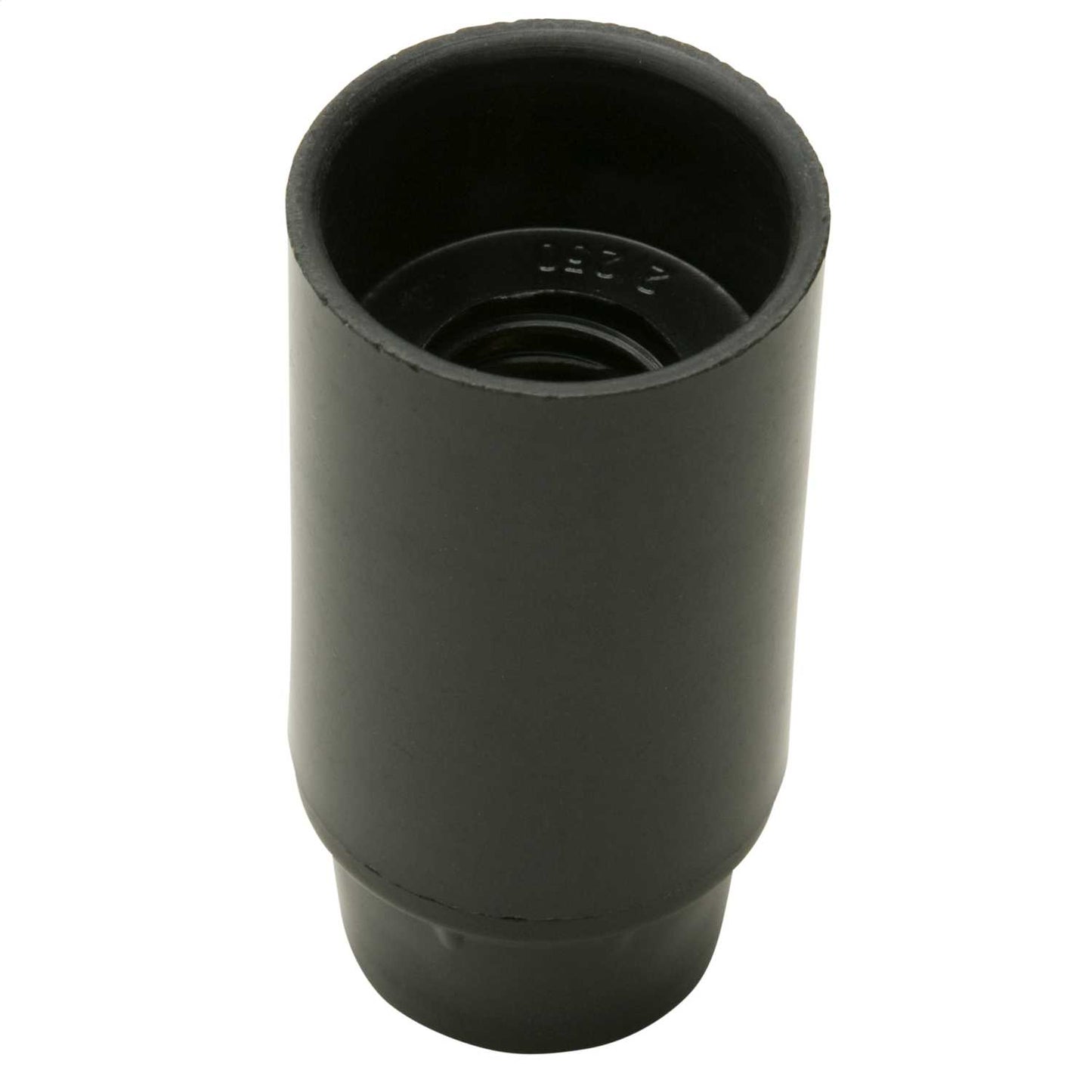 10mm Plastic Entry Plain Liner SES E14 Lampholder Black (Sold in 1's)