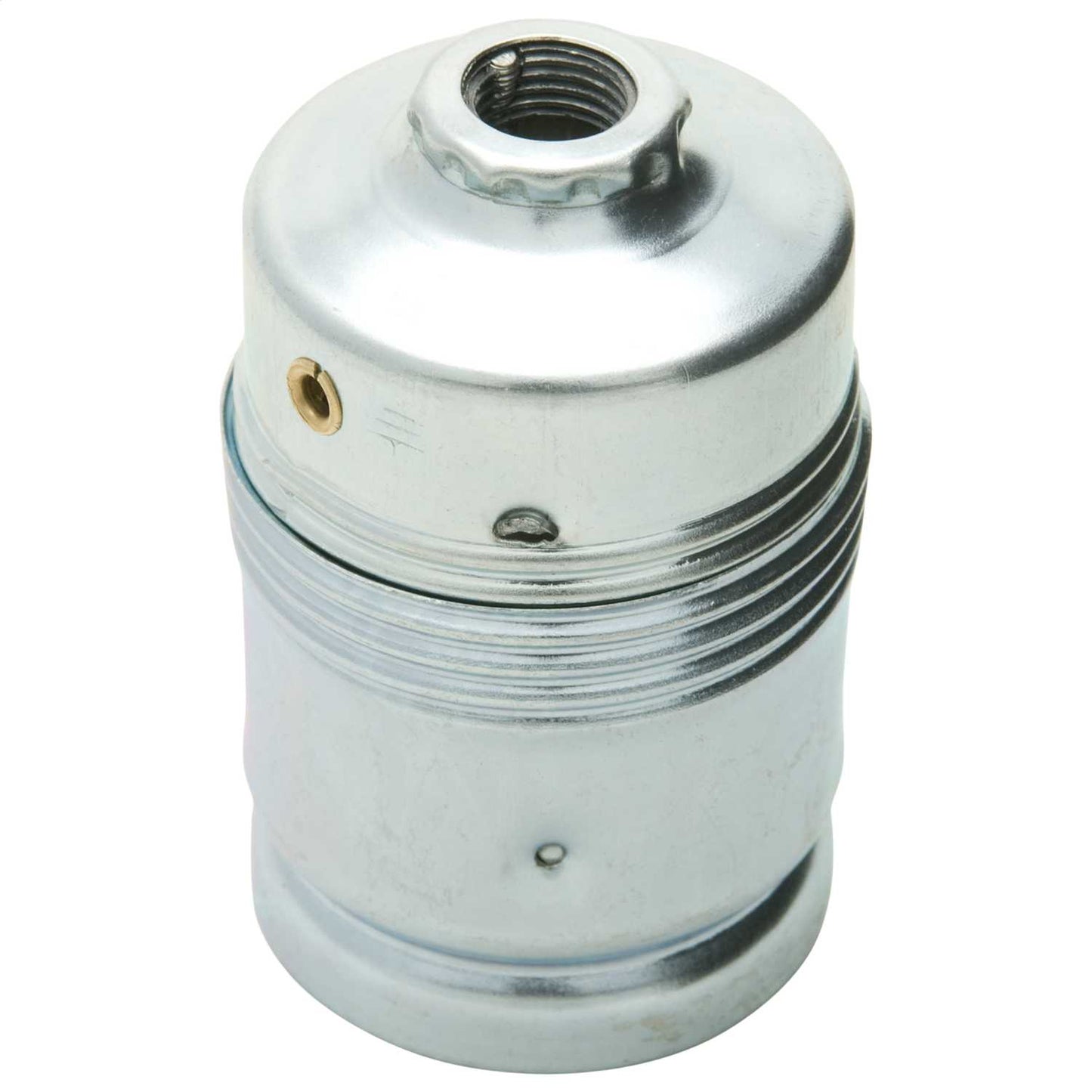 Edison Screw ES E27 10mm Entry Lampholder Chrome (Sold in 1's)
