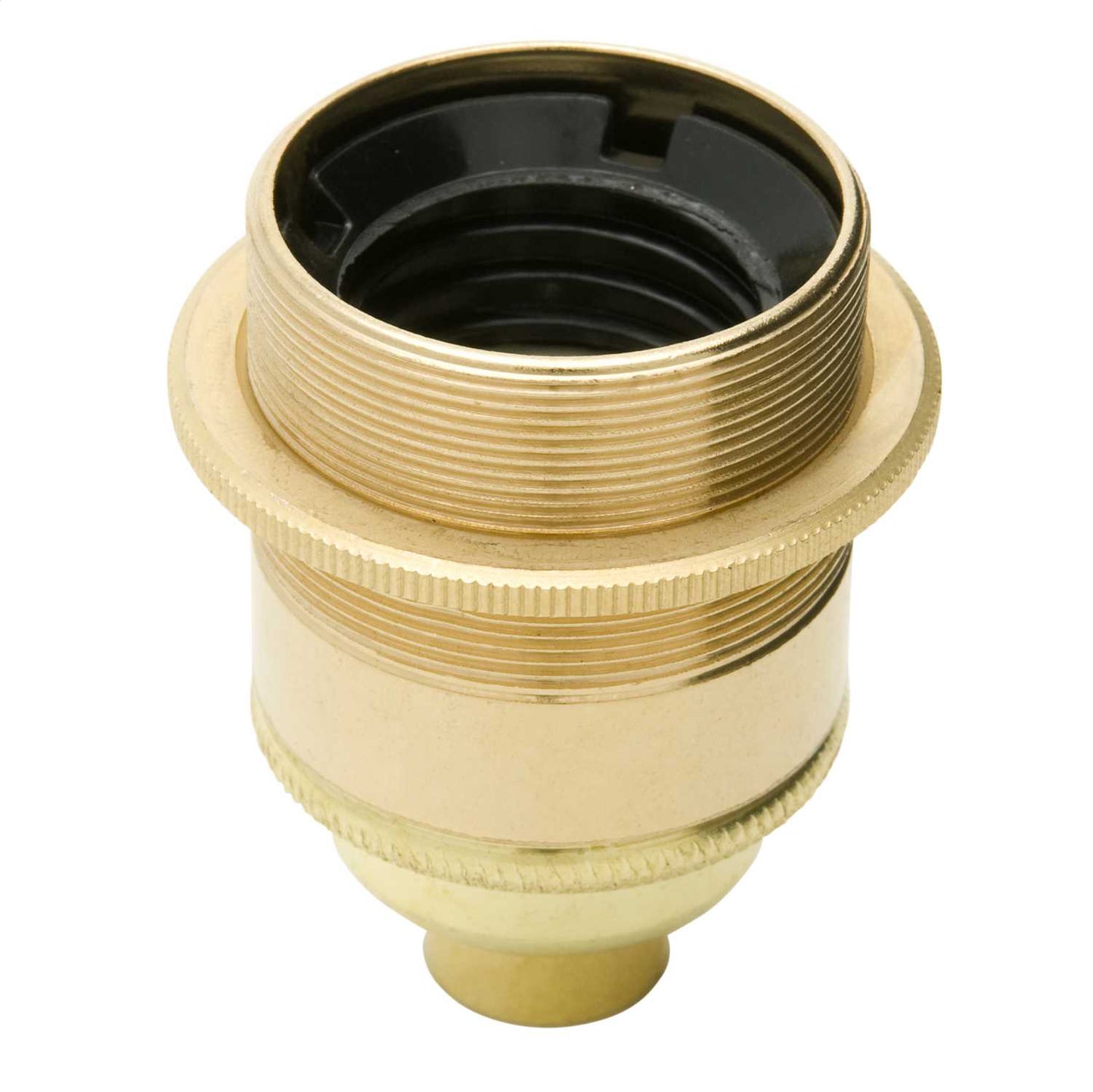 Edison Screw ES E27 ½ " Entry Shaded L/Holder Brass (Sold in 1's)