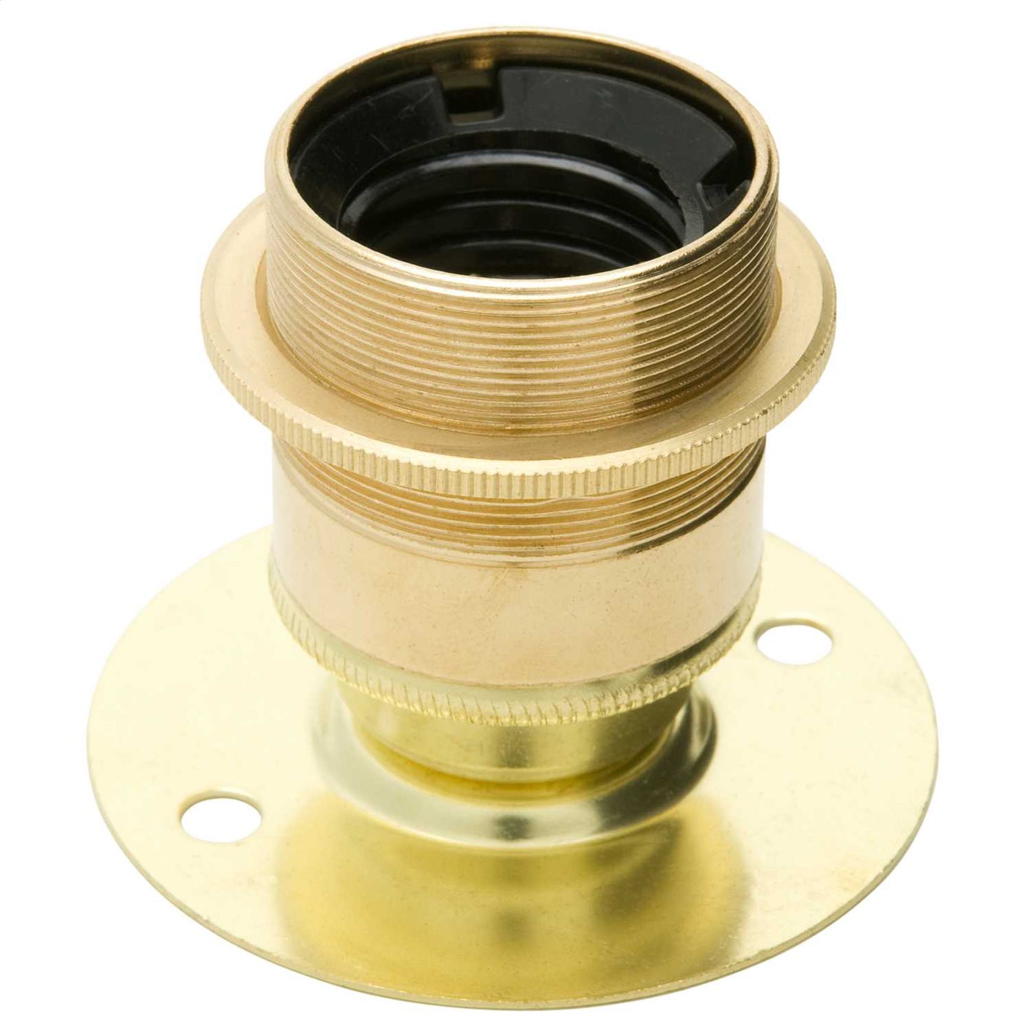 Edison Screw ES E27 Batten Type Shaded L/Holder Brass (Sold in 1's)
