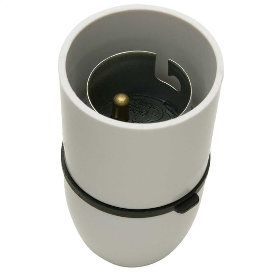 Cord Grip BC Lampholder White (Sold in 1's)
