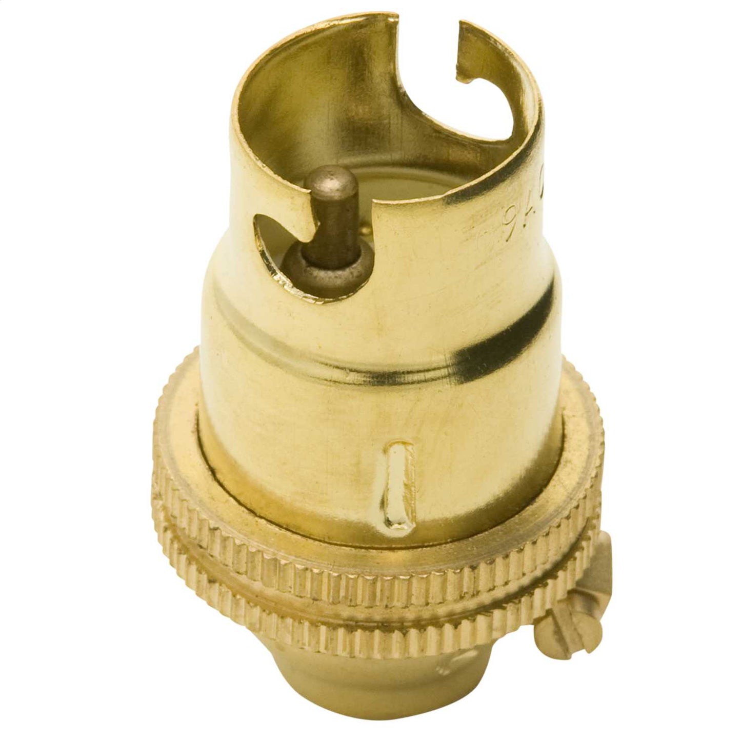 Small Bayonet Cap SBC B15 3/8" Entry L/Holder Brass (Sold in 1's)